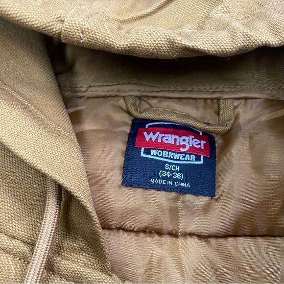 Wrangler Workwear Hooded Vest full zip size small - Picture 5 of 7